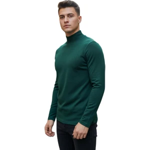 Erkek Yarım Balıkcı Uzun Kol Normal Beden Sweatshırt