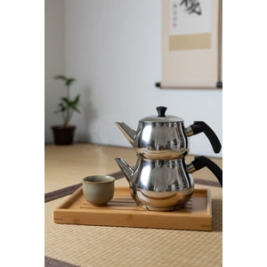 Antonio Midi Boy Siyah Çaydanlık Takımı