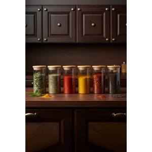 Zolla 6 Adet Cam Baharatlık