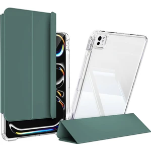 Apple iPad Pro 11 M5 (2025) Manyetik Standlı Darbeye Dayanıklı Shockproof Kalemlikli Kızaklı Hybrid Kılıf