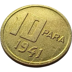1941 - 10 Para Madeni Koleksiyon Para Hobi Hediye Antika Darpane