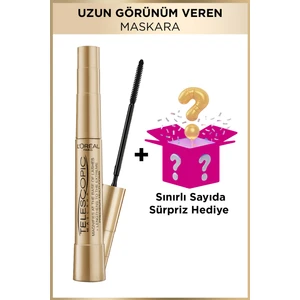 L'Oréal Paris L'oreal Paris Telescopic Gold Maskara - Siyah + Sürpriz Hediye