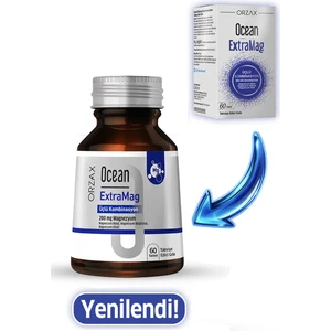 Ocean ExtraMag Üçlü Magnezyum Kombinasyonu 60 Tablet