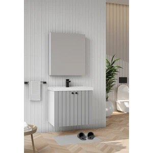 Paris 65 cm Kül Gri Banyo Dolabı