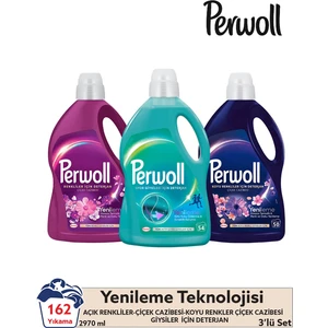 Açık Renkliler (2.97L 108 Yıkama ) ÇiçekCazibesi Koyu Renkliler (2.75L 50 Yıkama) 3'lü Set