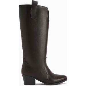 Frida Kahve Western Kadın Çizme