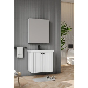 Paris 65 cm Beyaz Banyo Dolabı