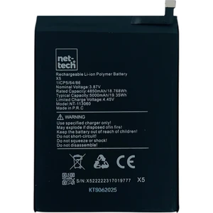 Teknonet Omix X5 Uyumlu Nettech 5000 Mah Batarya