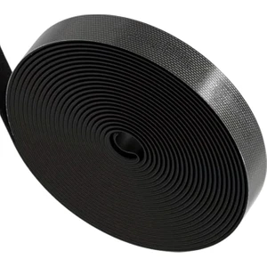 5 Metre Cırt Cırt Bantlı Kablo Sarıcı Düzenleyici Organizatör, Kesilebilir Kablo Düzenleyici Siyah