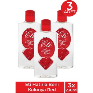 Hatırla Beni Kolonya Red 230 ml 3 Adet