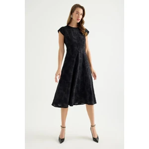 Masha Kate Jakarlı Midi Elbise