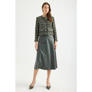 Masha Kate A Kesim Suni Deri Etek