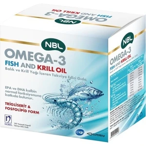 Nbl Omega 3 Fish/krill Oil 100 Kapsül