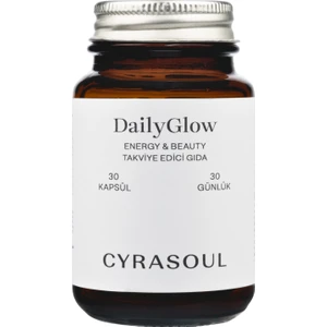 DailyGlow MSM, Panax Ginseng, Vitamin B3, Çinko, Manganez ve Selenyum İçeren Takviye Edici Gıda (Energy&Beauty)