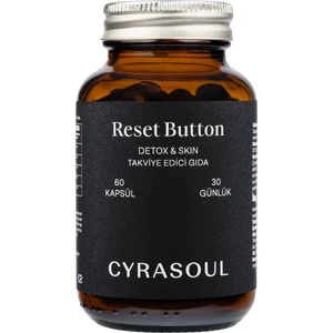 Reset Button Karahindiba, Enginar, Devedikeni, Moringa ve Zerdeçal İçeren Takviye Edici Gıda (Detox&Skin)