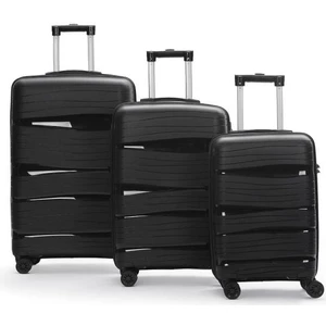 3'lü Silikon Valiz Seti Pp Kırılmaz Silikon