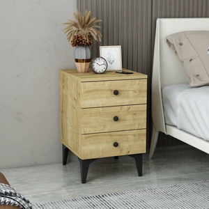 Tuana 3 Çekmeceli Komodin Şifonyer