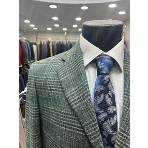 Kışlık Regular Kesim Yün  Erkek Ceketi