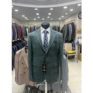 Kışlık Regular Kesim Yün  Erkek Ceketi