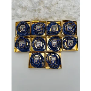 Lena Gift Workshop 10 Adet Hediyelik Çeyizlik Gold Kutulu Tesbih ve Taşlı Zikirmatik Seti ( Mevlit-Sünnet-Hac-Umre)