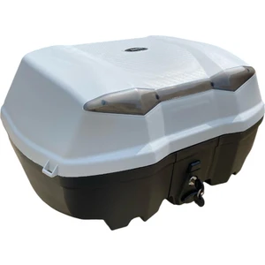 Bike Sky Tien 52 Litre Motosiklet Arka Çantası Otomatik Kilit Sırt Dayamalı Gri