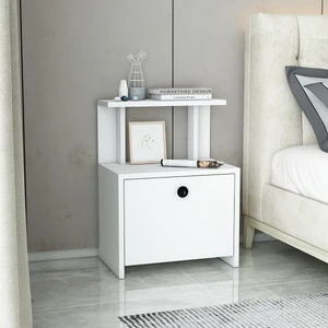 Lora Kapaklı Raflı Komidin