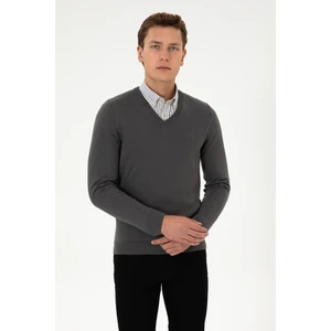 U.s. Polo Assn. Erkek Gri Kazak /triko 50313662-VR024