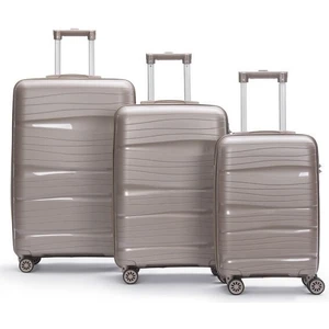 3'lü Silikon Valiz Seti Pp Kırılmaz Silikon