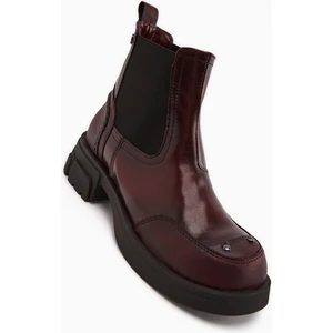 Emely Bordo Lastikli Kadın Bot