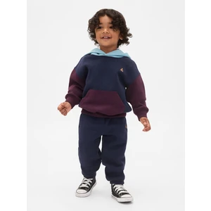 Erkek Bebek Lacivert Brannan Bear Detaylı Vintagesoft Colorblock Sweatshirt Set