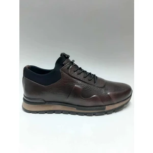 Hakiki Deri Kauçuk Tabanlı Kahverengi Kışlık Erkek Ayakkabı C-67533398PPT