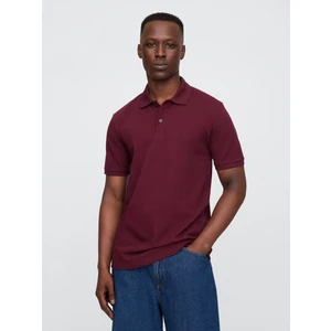 Erkek Bordo Pique Polo Yaka T-Shirt