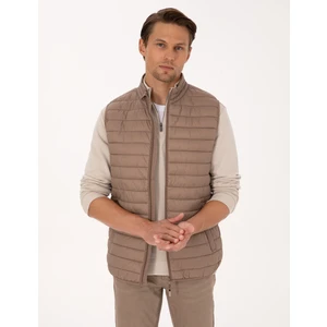 Pierre Cardin Erkek Vizon Yelek 50313897-VR052