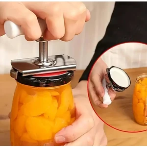 Eşya Dünyası Paslanmaz Çelik Kavanoz ve Şişe Açacağı | Ayarlanabilir, Kaymaz, Ergonomik Tutma Saplı