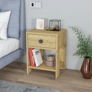 Senay Çekmeceli Raflı Komodin