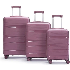 3'lü Silikon Valiz Seti Pp Kırılmaz Silikon