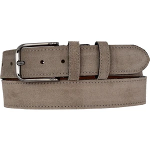 %100 Hakiki Deri 4 cm Gri Süet Kemer Kot,kanvas Uyumlu Süet_gri