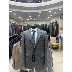 Kışlık Regular Kesim Yün  Erkek Ceketi