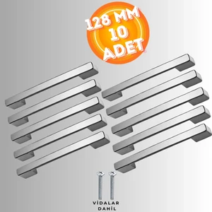 Can Metal Köprü Kulp Dolap Çekmece Kulbu Metal Kulp 128 mm ( 10 Adet )