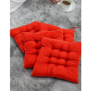 İstanbul Kumaş 4’lü Sandalye Minderi – Bağcıklı, Çökme Yapmaz Sünger Dolgulu, Yıkanabilir – 40X40 cm