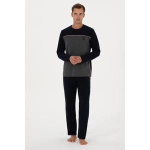 U.s. Polo Assn. Erkek Lacivert Pijama Takım 50318617-VR033