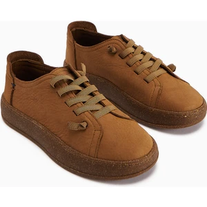 Judi Hakiki Deri Taba Rahat Tabanlı Kadın Sneakers