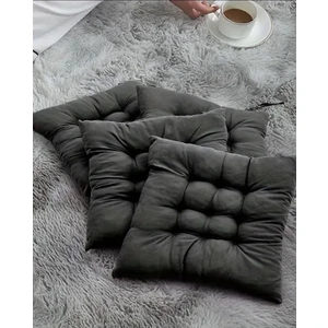 İstanbul Kumaş 4’lü Sandalye Minderi – Bağcıklı, Çökme Yapmaz Sünger Dolgulu, Yıkanabilir – 40X40 cm