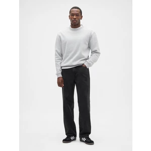 Erkek Siyah Relaxed Jean Pantolon