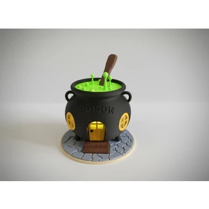 Js 3ddreams Halloween Iksir Kazanı Tea Light