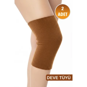 2 Adet Termal Yün Dizlik Deve Tüyü Diz Korsesi Isı Terapisiyle Soğuk Havaya Karşı Koruyucu Dizlik