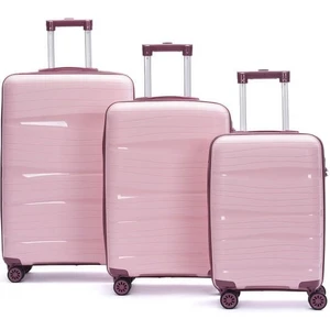 3'lü Silikon Valiz Seti Pp Kırılmaz Silikon