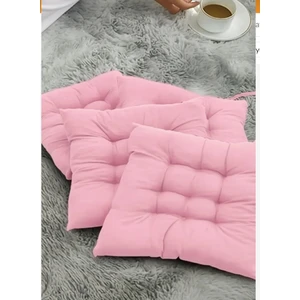 İstanbul Kumaş 4’lü Sandalye Minderi – Bağcıklı, Çökme Yapmaz Sünger Dolgulu, Yıkanabilir – 40X40 cm