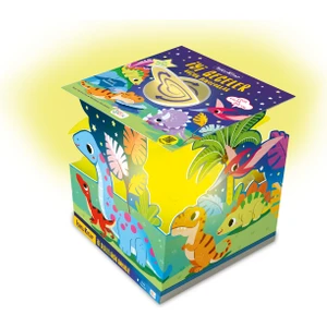 Akademi Çocuk Işıklı Kitap 3 Boyutlu Pop-Up Kitap  - İyi Geceler Küçük Dınozorlar (Gece Lambası + Şarj Edilebilir Led Işık)