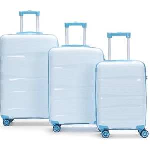 3'lü Silikon Valiz Seti Pp Kırılmaz Silikon